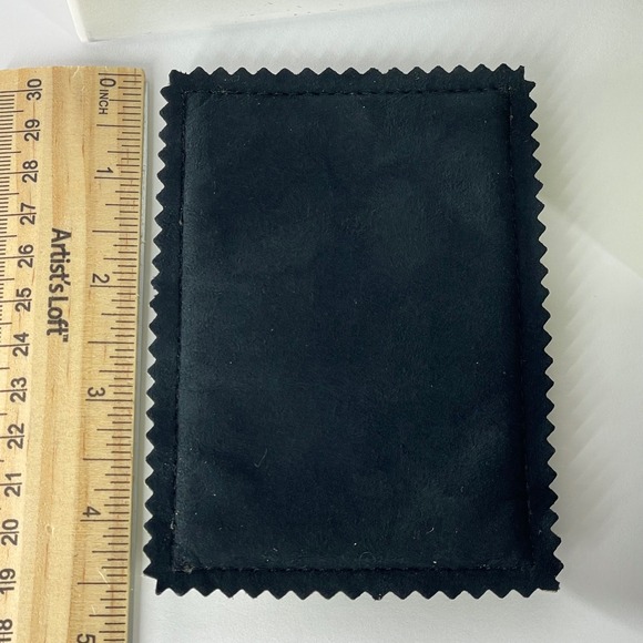 Van Cleef & Arpels Green Suede Jewelry Watch Bangle Bracelet Case Box Set - Picture 7 of 12